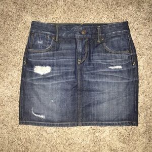 LOFT denim skirt